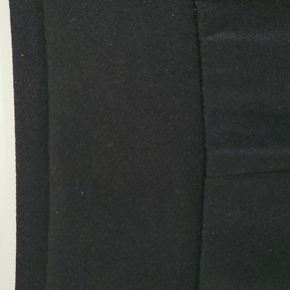 Iman L Black Crop Pant with side slits - Picture 3 of 5